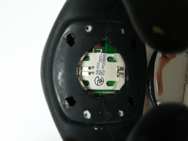 DOCTORAIR・3DスーパーブレードSの腕時計型リモコン電池セット方法